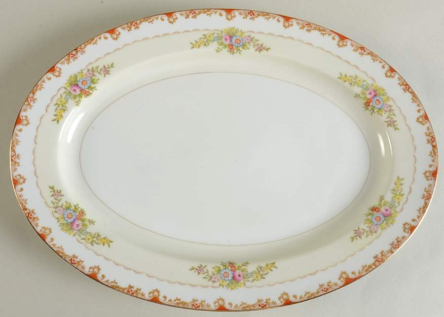 GRA8 14" Oval Serving Platter by Grace-1