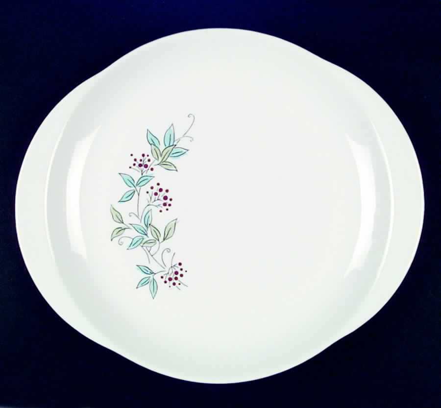 Mayfair (Coupe, No Trim) 13" Oval Serving Platter by WS George-1