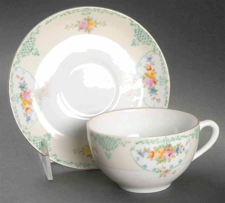 GCA8 Flat Cup & Saucer Set by Gold Castle-1