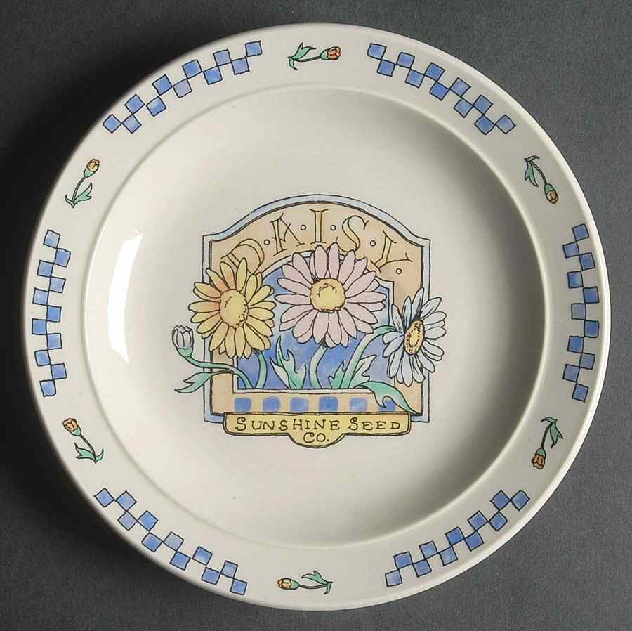 Daisy Bread & Butter Plate by Gibson Designs-1