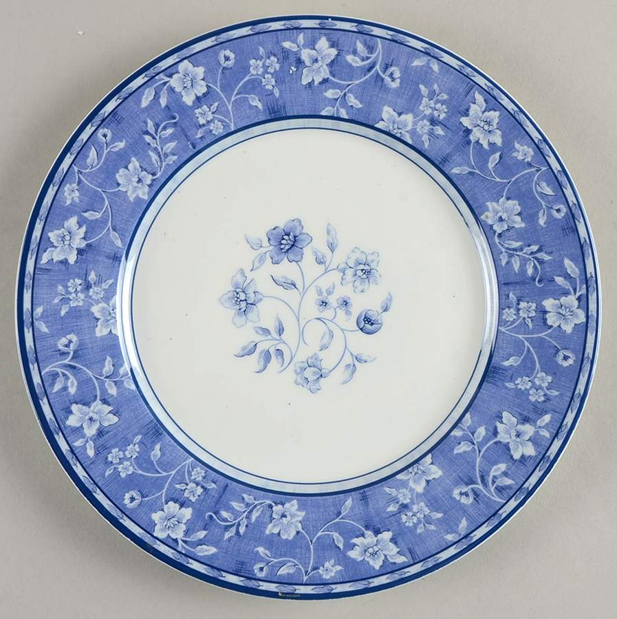 Denim Lace Accent Salad Plate by Grafton Living-1