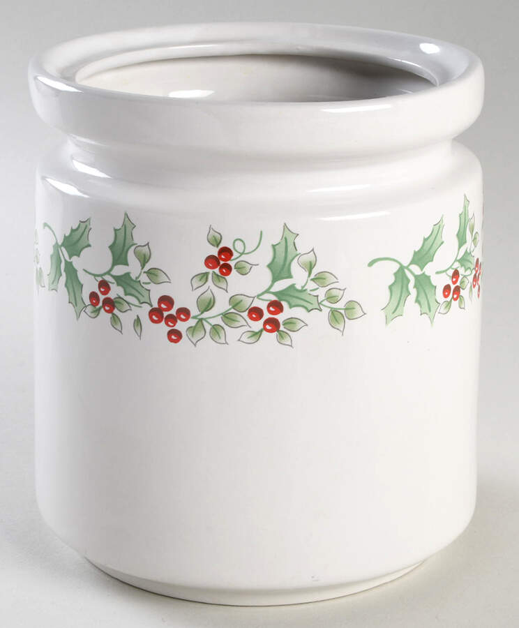 Christmas Charm-Delight-Holiday-Harmony Extra Large Canister No Lid by Gibson Designs-1
