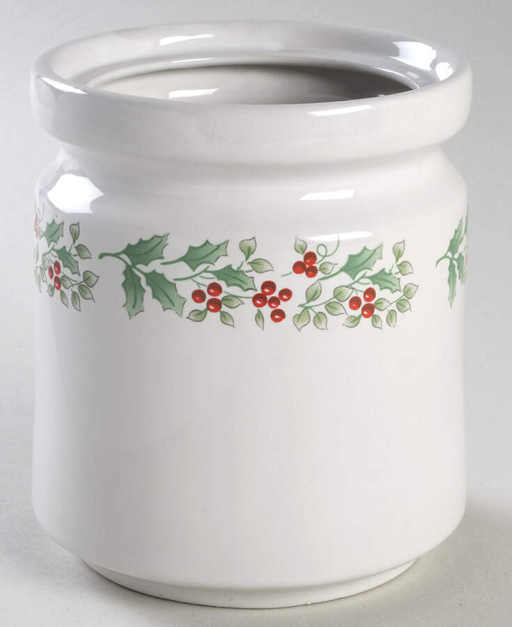 Christmas Charm-Delight-Holiday-Harmony Medium Canister No Lid by Gibson Designs-1