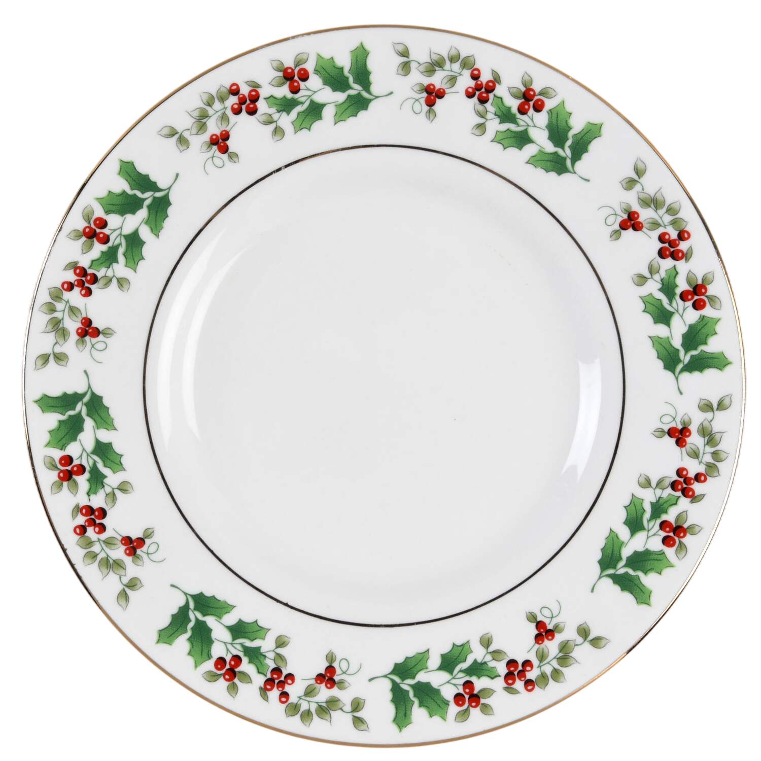 Christmas Charm-Delight-Holiday-Harmony Saucer for Flat Cup by Gibson Designs-1