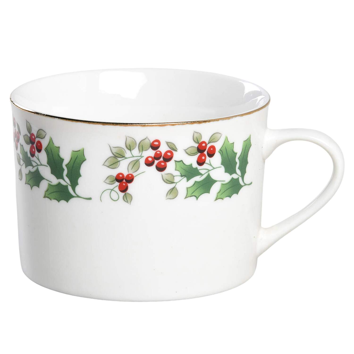 Christmas Charm-Delight-Holiday-Harmony Flat Cup by Gibson Designs-1
