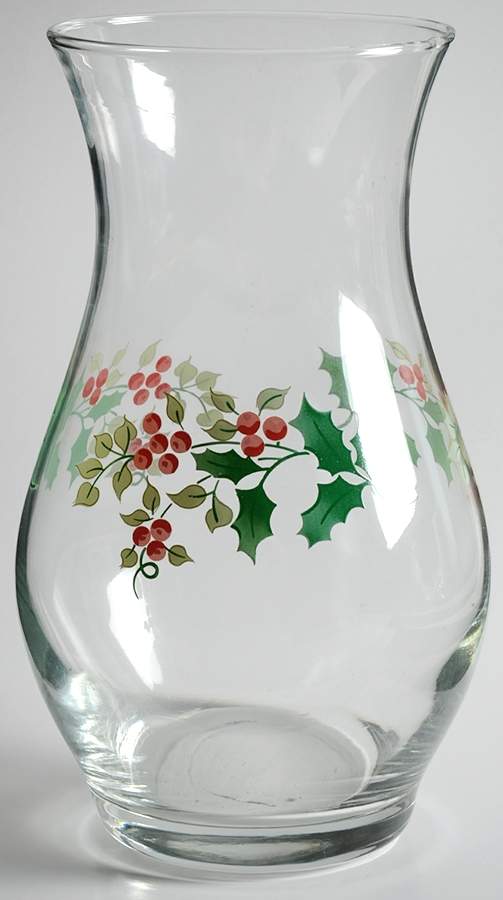 Christmas Charm-Delight-Holiday-Harmony 9" Glassware Vase by Gibson Designs-1