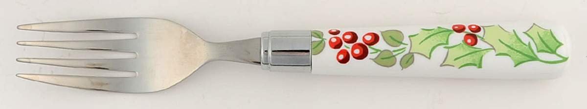 Christmas Charm-Delight-Holiday-Harmony Individual Salad Fork by Gibson Designs-1