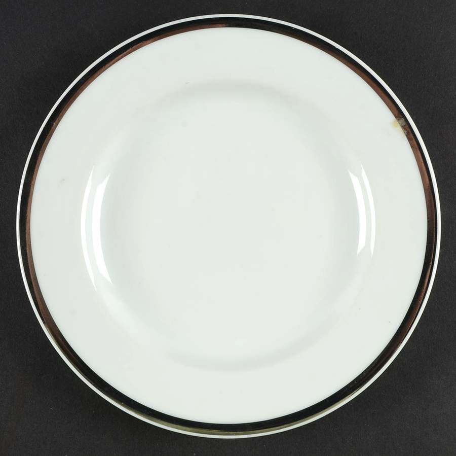 Brilliant Platinum Salad Plate by Gabbay-1