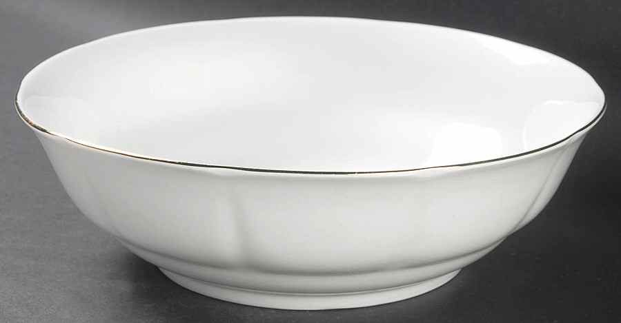 Crown Gold 9" Round Vegetable Bowl by Gabbay-1