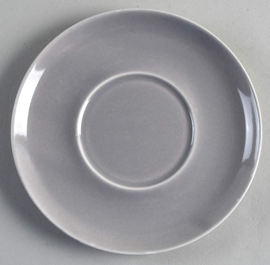 Ranchero Gray Saucer by WS George-1