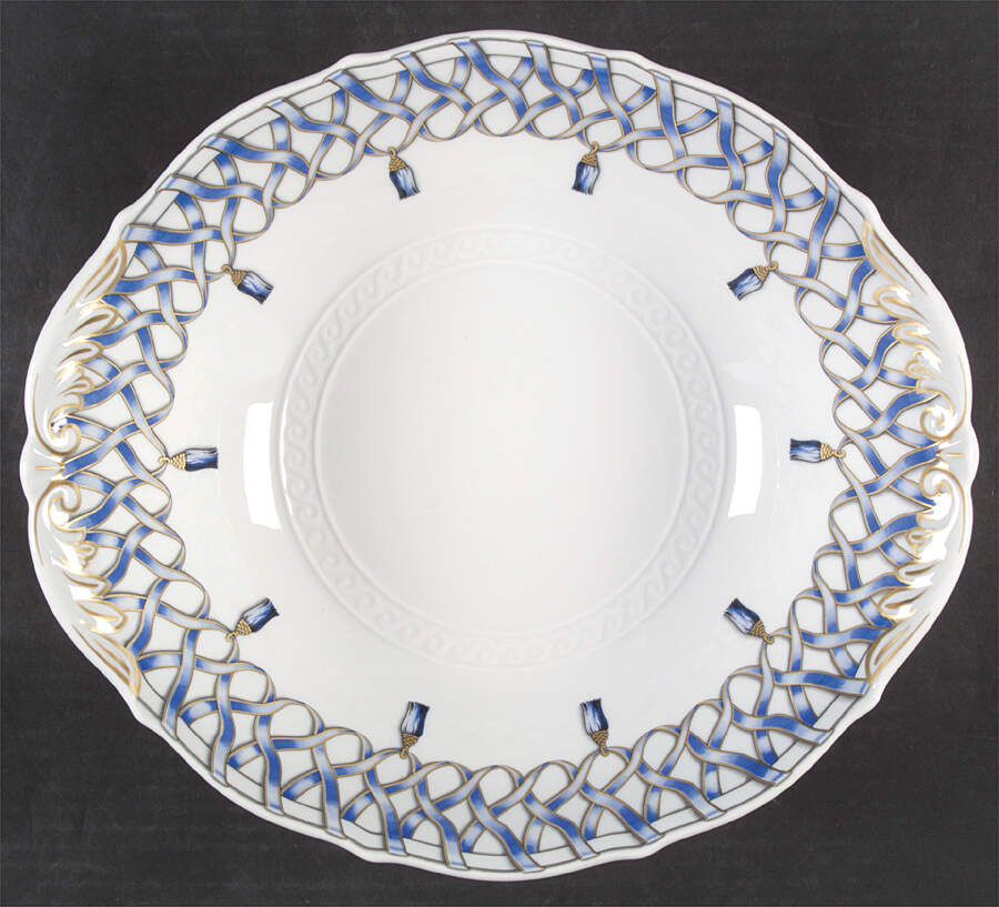 Fiocco 13" Large Salad Serving Bowl by Ginori 1735-1