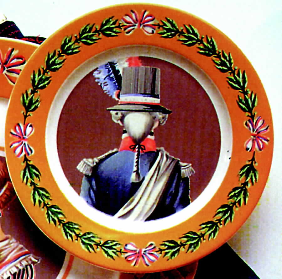 Les Coiffes Salad Plate by Faiencerie De Gien-1