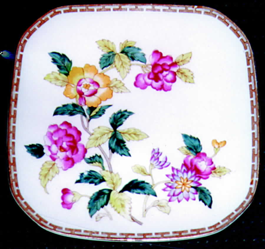 GOC14 Square Dinner Plate by Gold China-1