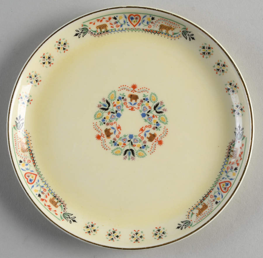 Pan American Bread & Butter Plate by WS George-1
