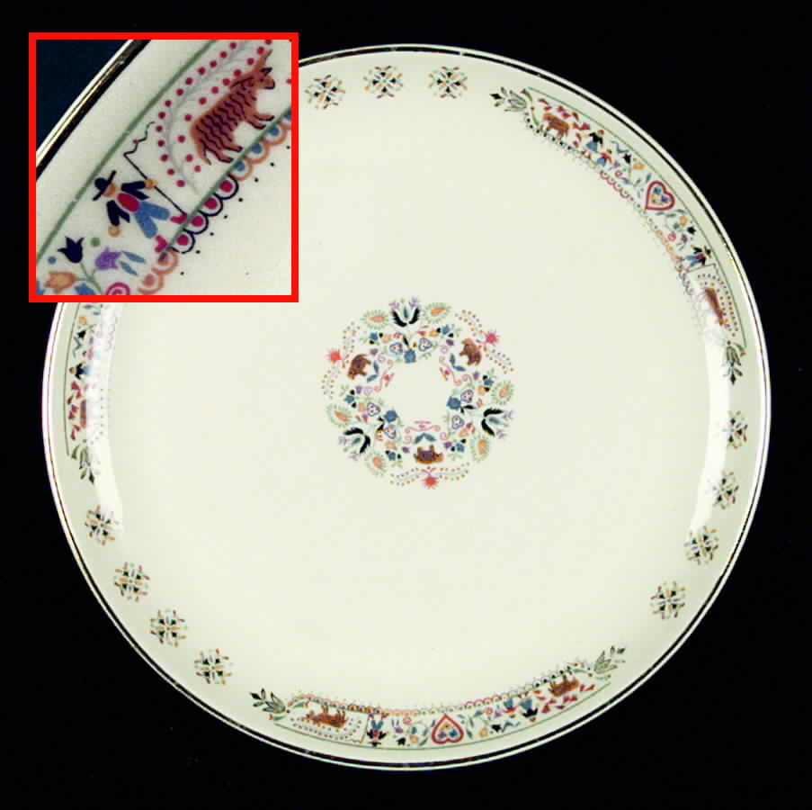 Pan American Salad Plate by WS George-1