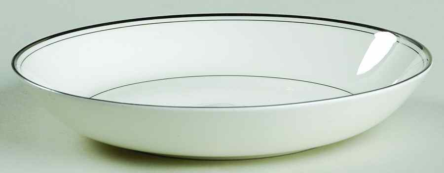 Coronation Platinum Coupe Soup Bowl by Grace-1