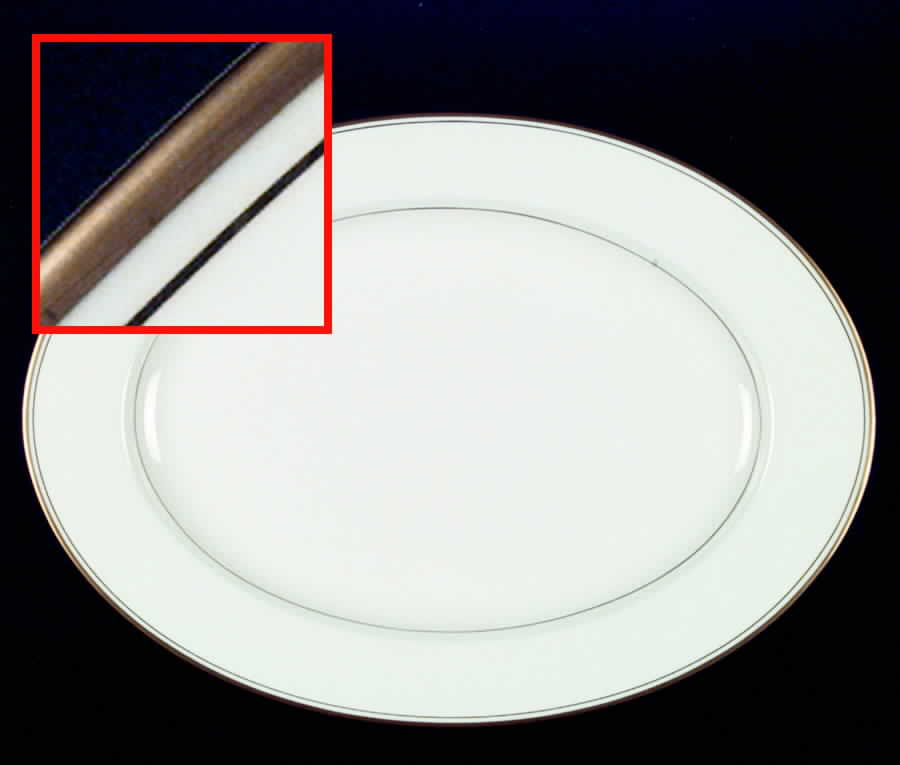 Coronation 15" Oval Serving Platter by Grace-1