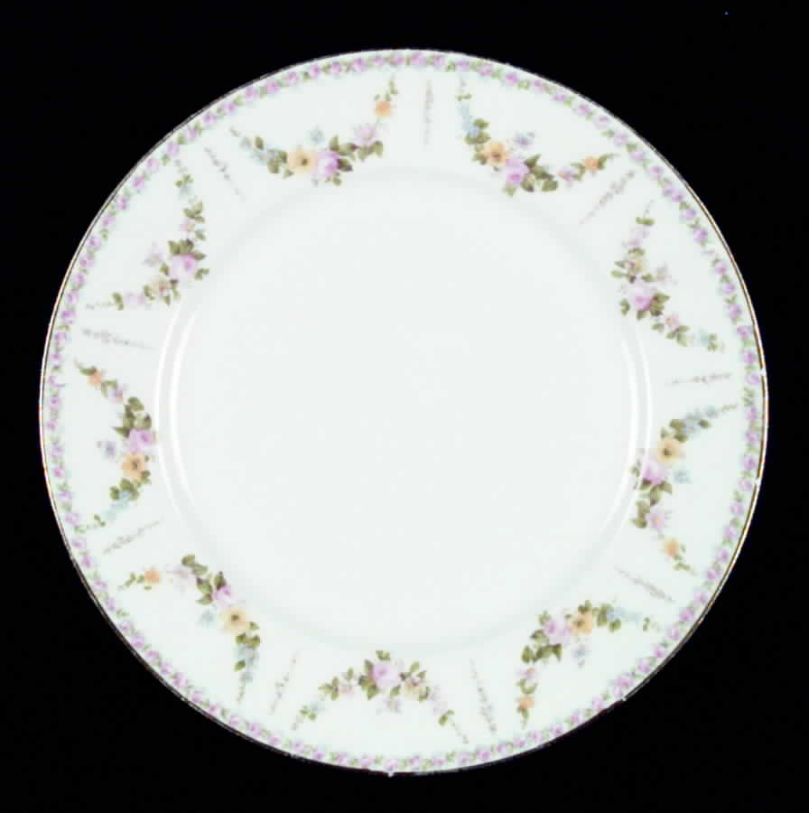 GUE35 (Gold Trim) Salad Plate by WM Guerin-1