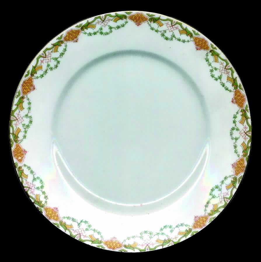 GUE188 Dinner Plate by WM Guerin-1