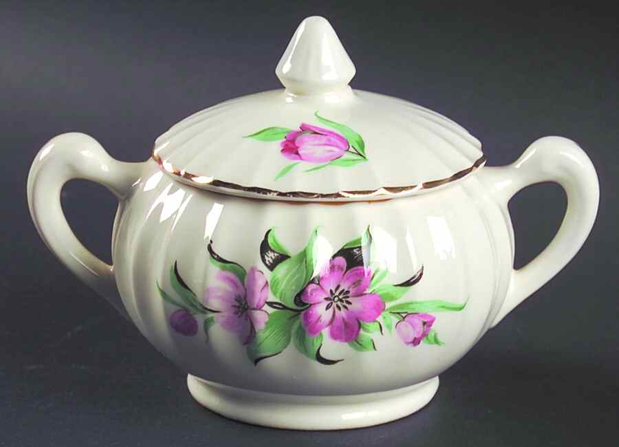 GEO150 Sugar Bowl & Lid by WS George-1