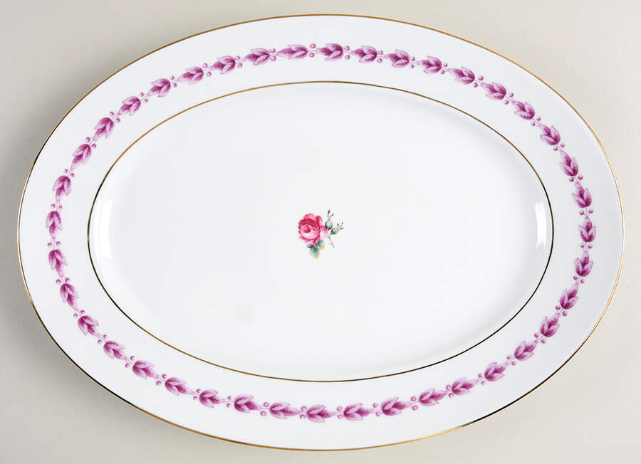 Camelia 13" Oval Serving Platter by Ginori 1735-1