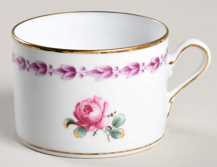 Camelia Flat Cup by Ginori 1735-1