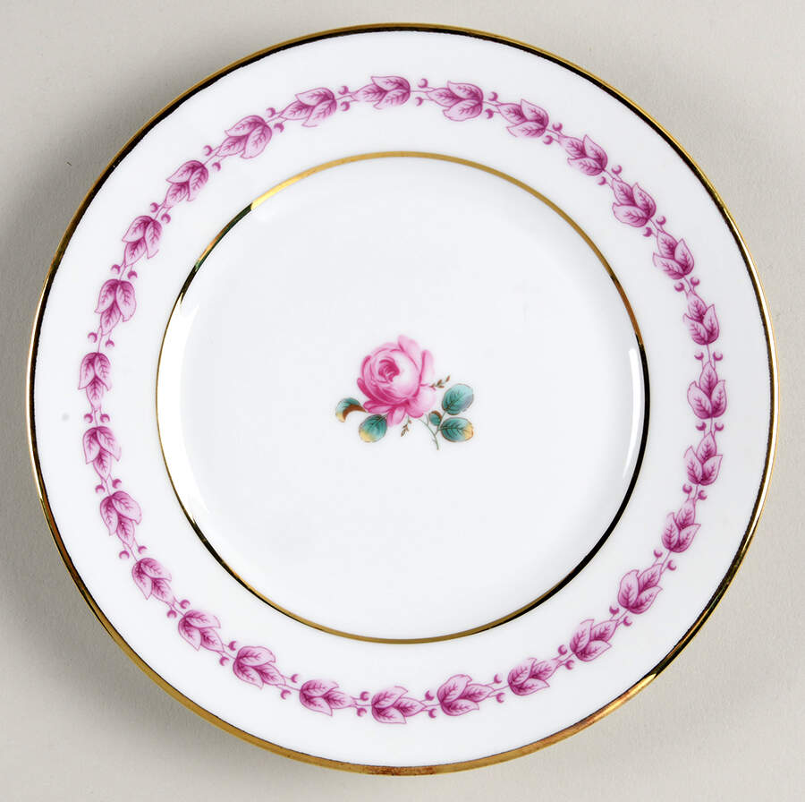 Camelia Bread & Butter Plate by Ginori 1735-1