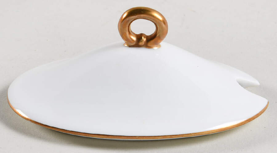 Amadeus Blue Lid for Oval Mustard W/Att Underplt by Ginori 1735-1
