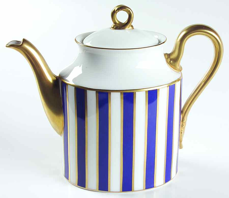 Amadeus Blue Small Coffee Pot & Lid by Ginori 1735-1