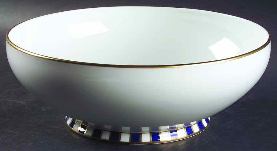Amadeus Blue 10" Round Vegetable Bowl by Ginori 1735-1