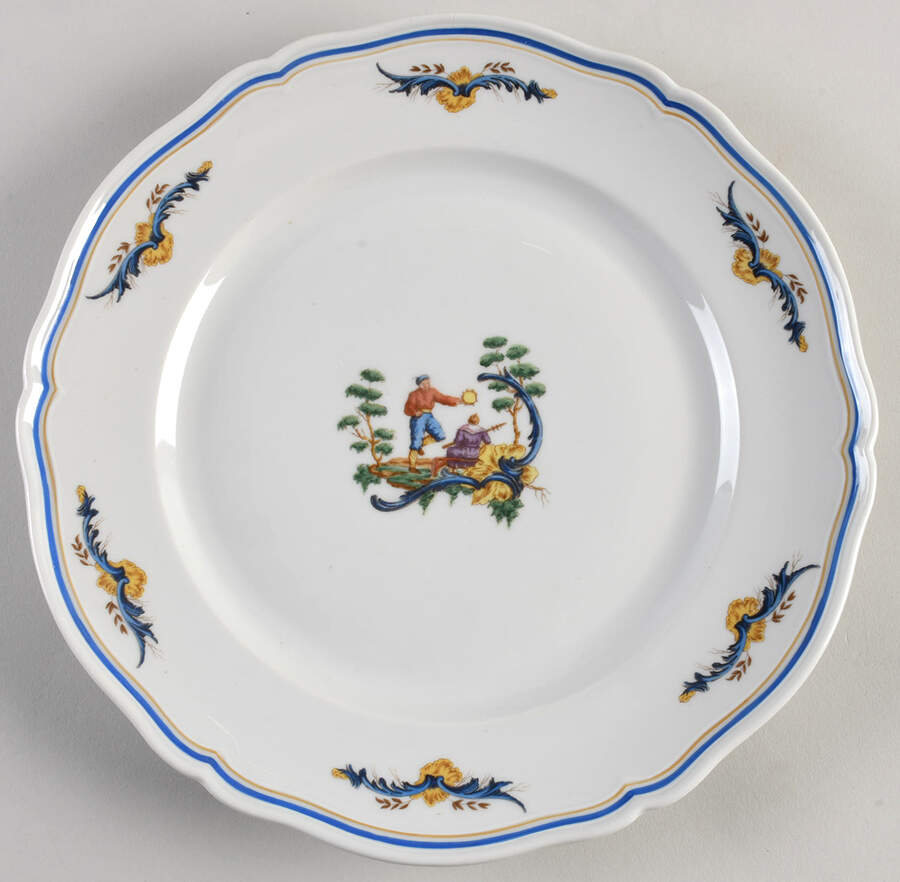 Chinois Dinner Plate by Ginori 1735-1
