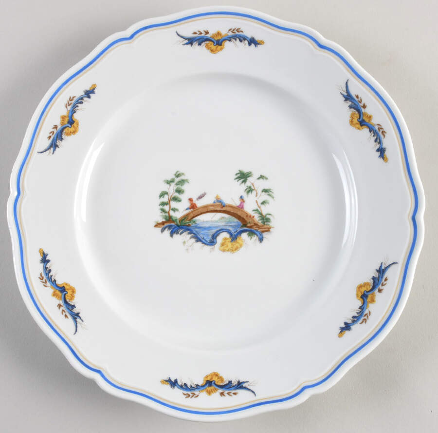 Chinois Dinner Plate by Ginori 1735-1