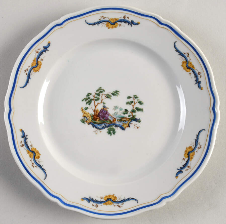 Chinois Salad Plate by Ginori 1735-1