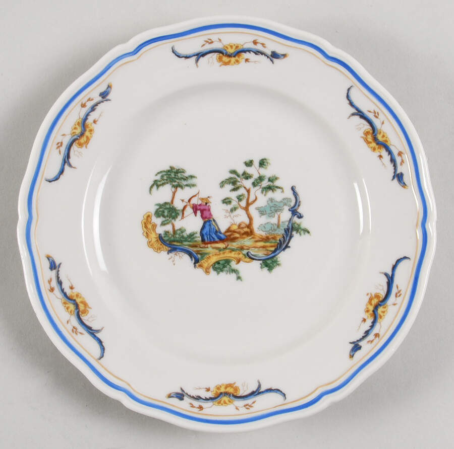 Chinois Bread & Butter Plate by Ginori 1735-1