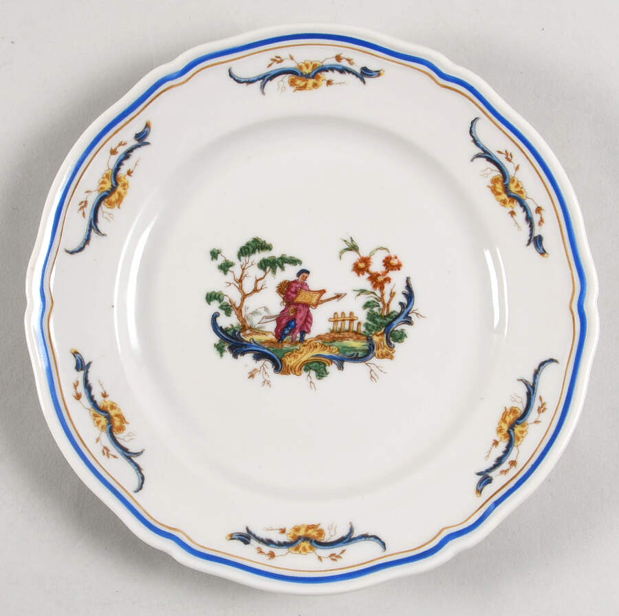 Chinois Bread & Butter Plate by Ginori 1735-1