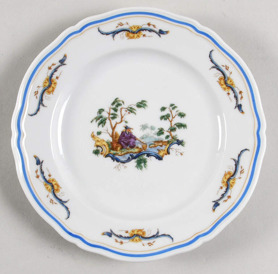 Chinois Bread & Butter Plate by Ginori 1735-1