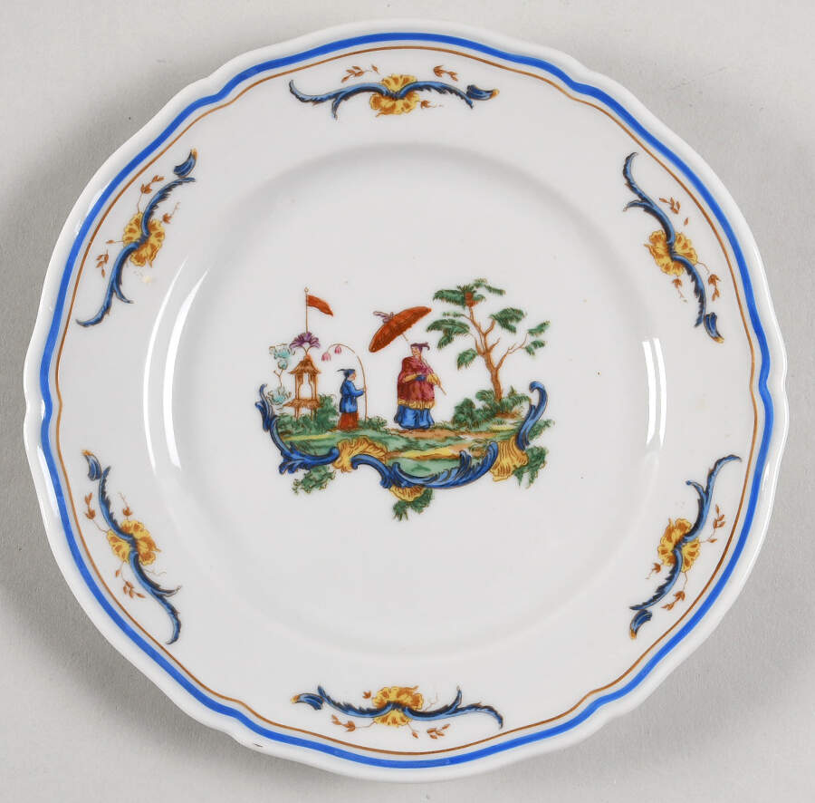 Chinois Bread & Butter Plate by Ginori 1735-1