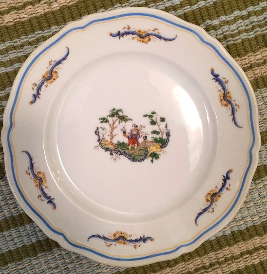 Chinois Dinner Plate by Ginori 1735-1