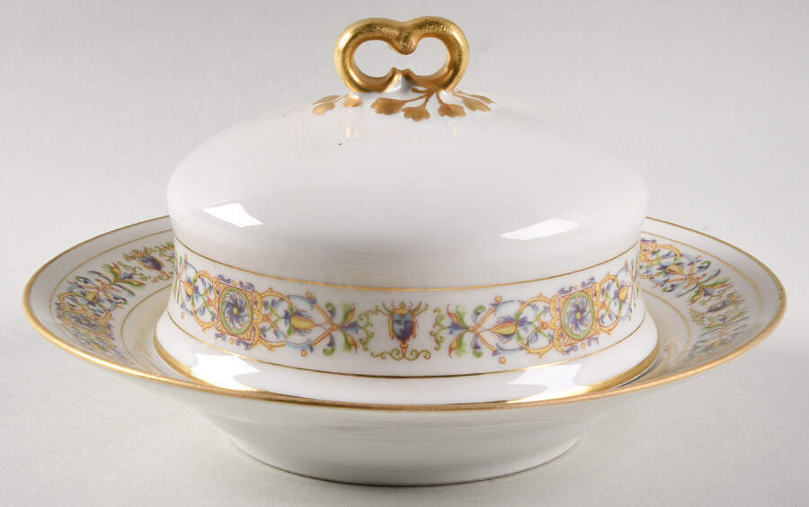 GUE193 Round Covered Butter by WM Guerin-1
