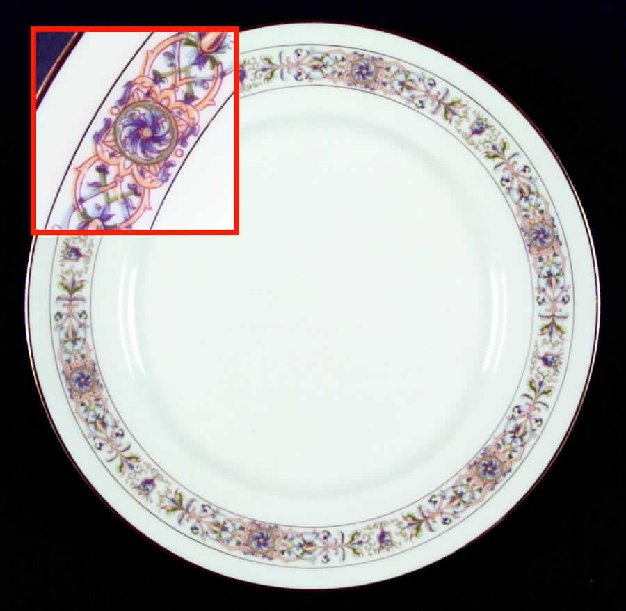 GUE193 Dinner Plate by WM Guerin-1