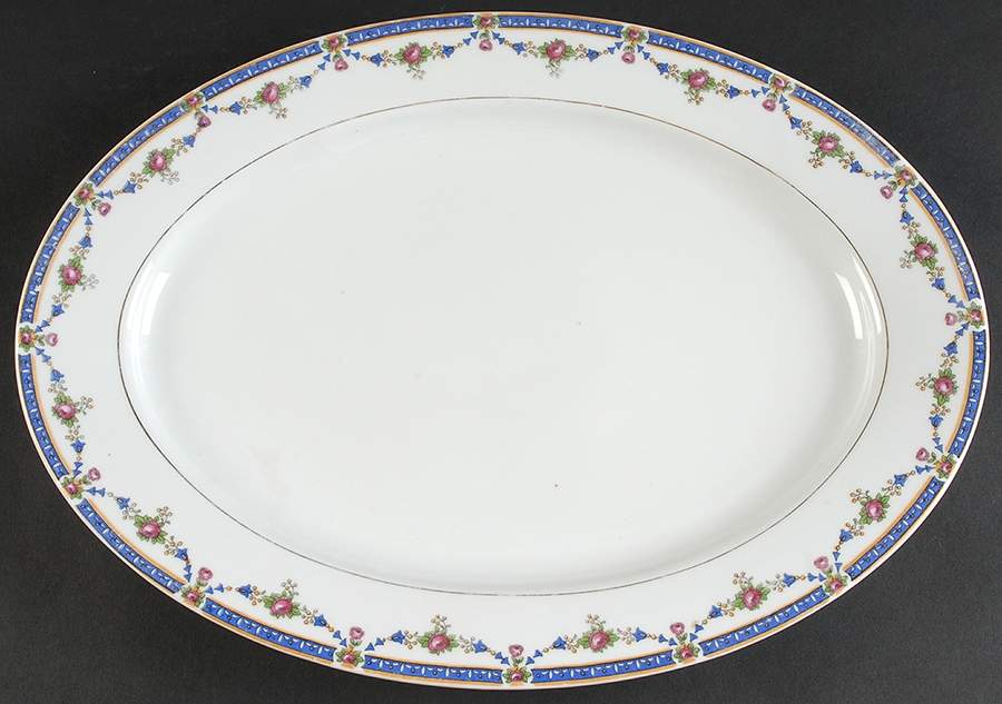GMY11V 14" Oval Serving Platter by Germany-1