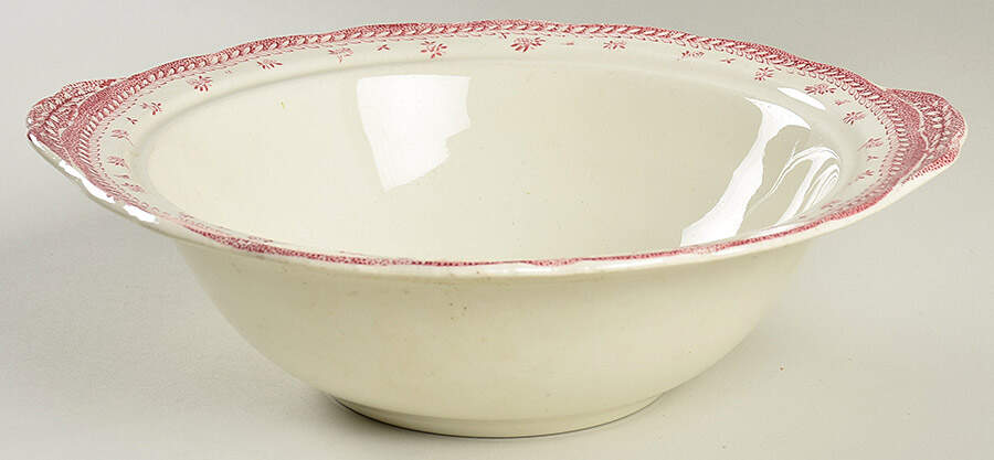 English Lanscapes Pink Round Vegetable No Lid by Grindley-1