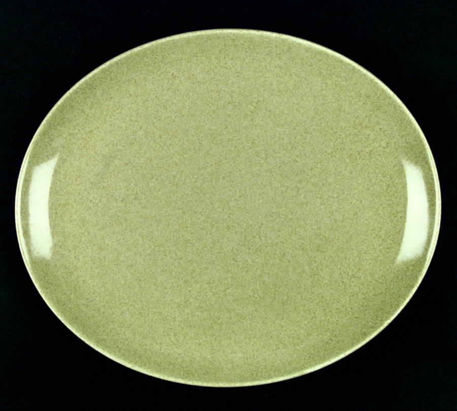 GEO164 13" Oval Serving Platter by WS George-1