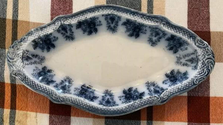 Brussels Blue (No Trim) Relish by Grindley-1