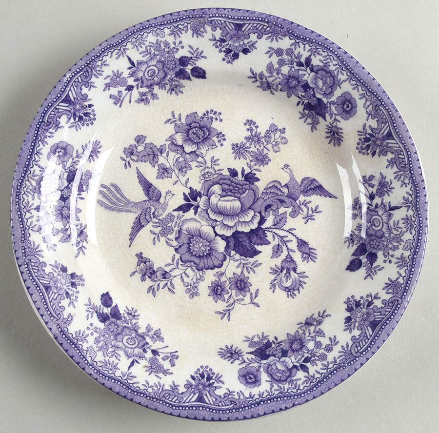 Asiatic Pheasants Salad Plate by Gustavsberg-1