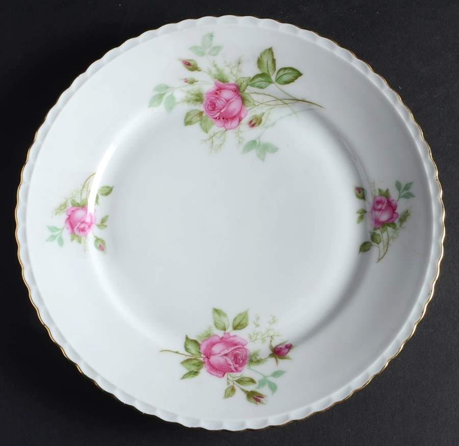 Bavarian Rose Salad Plate by Germany-1