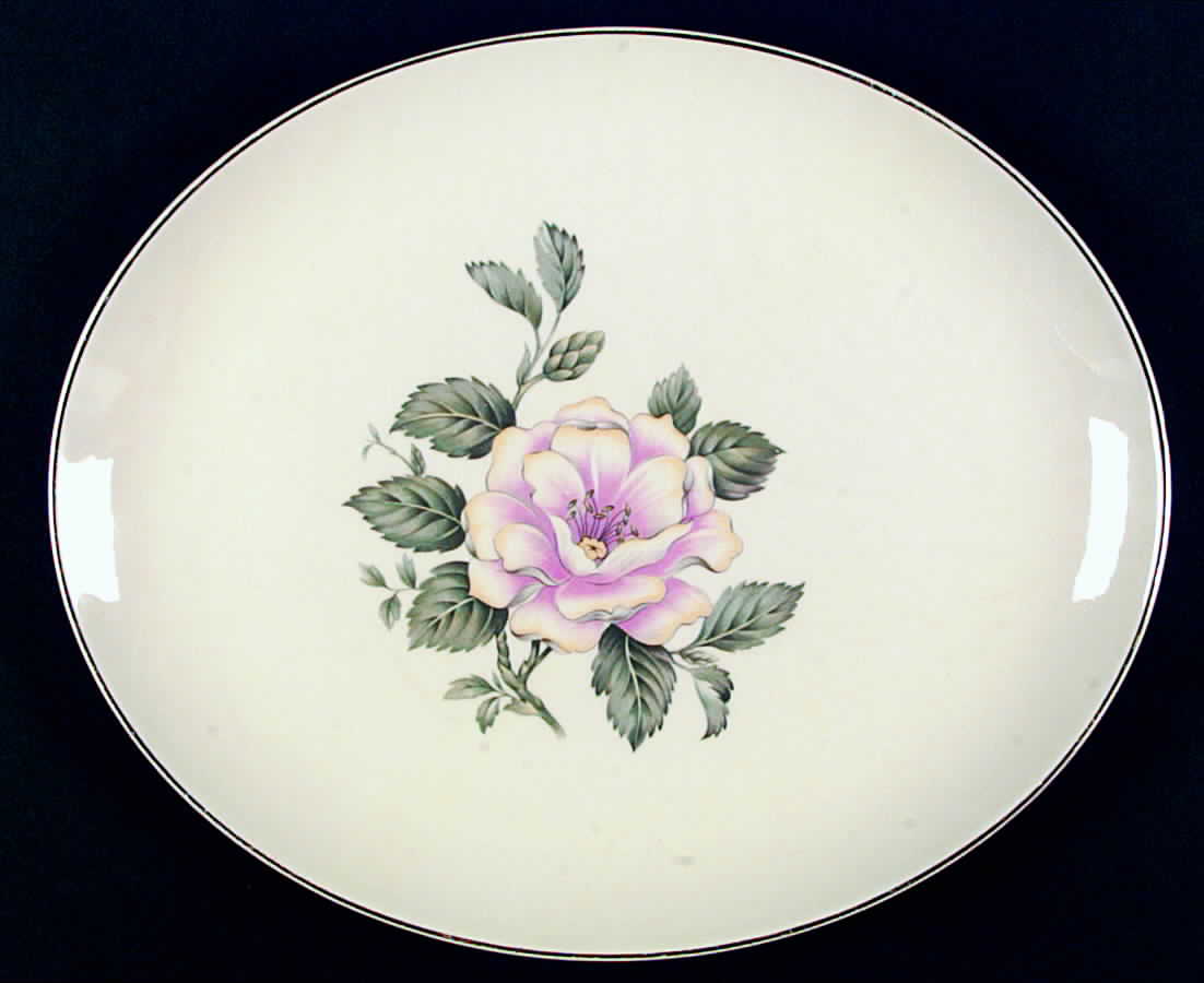 CS759 13" Oval Serving Platter by WS George-1