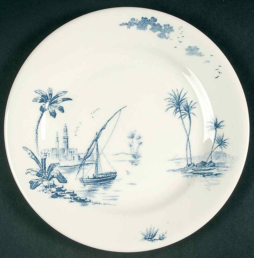 Vues D'Orient Salad/Dessert Plate by Faiencerie De Gien-1