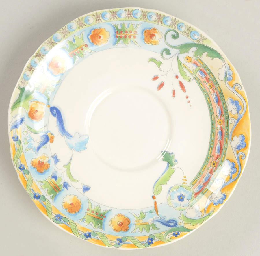 Raphael Saucer for Flat Cup by Faiencerie De Gien-1