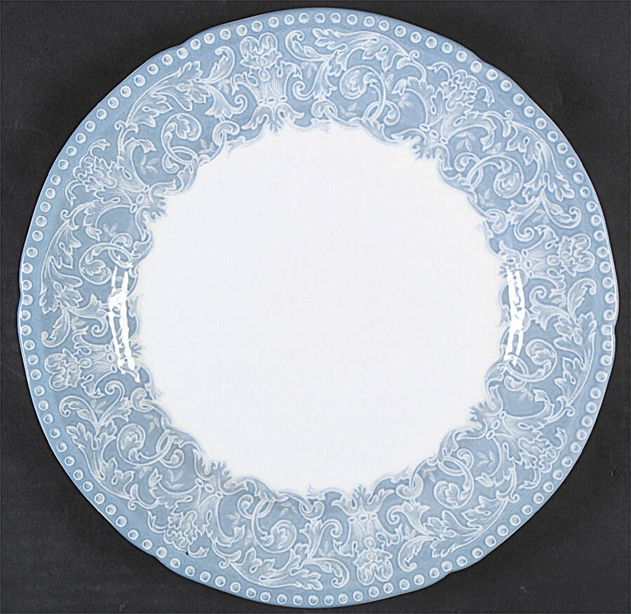 Ciel Dinner Plate by Faiencerie De Gien-1